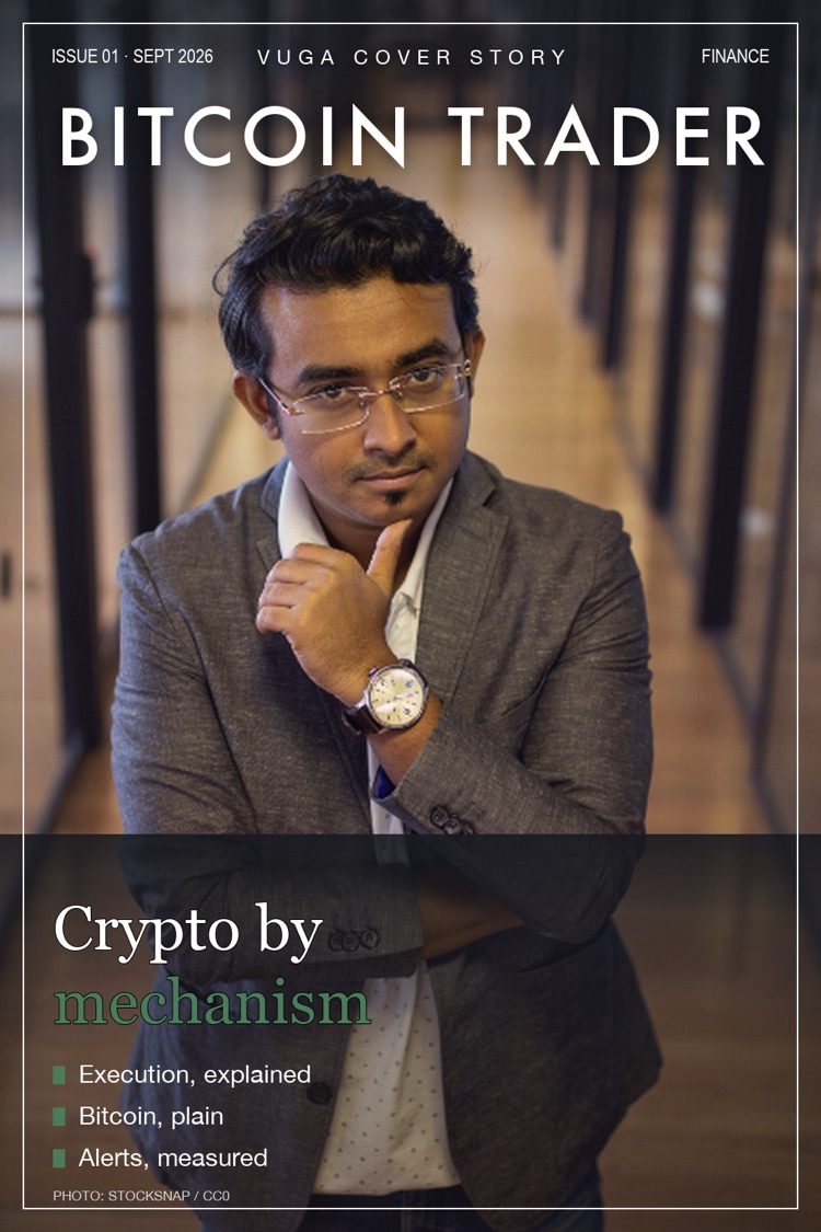 Bitcoin Trader — Cover Story
