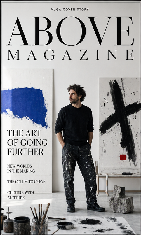 Above Magazine Cover Story example