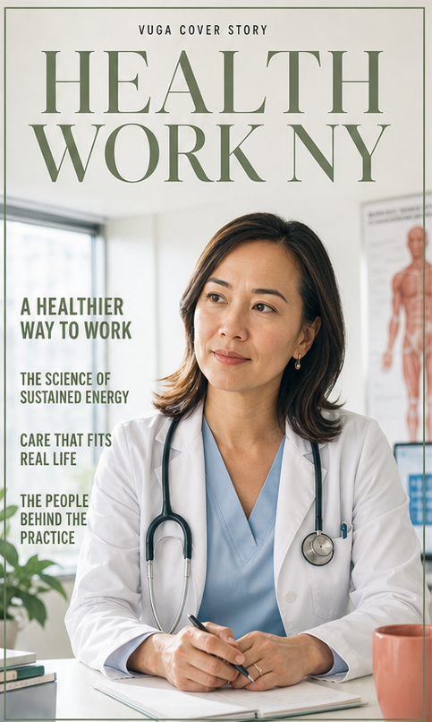 Health Work NY Cover Story example
